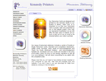 Tablet Screenshot of kennedyprinters.ie